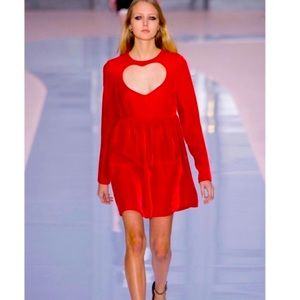 NWT Chloe heart neckline dress 38 (6)